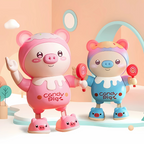 Interactive Dancing Pig Toy with Music and Lights