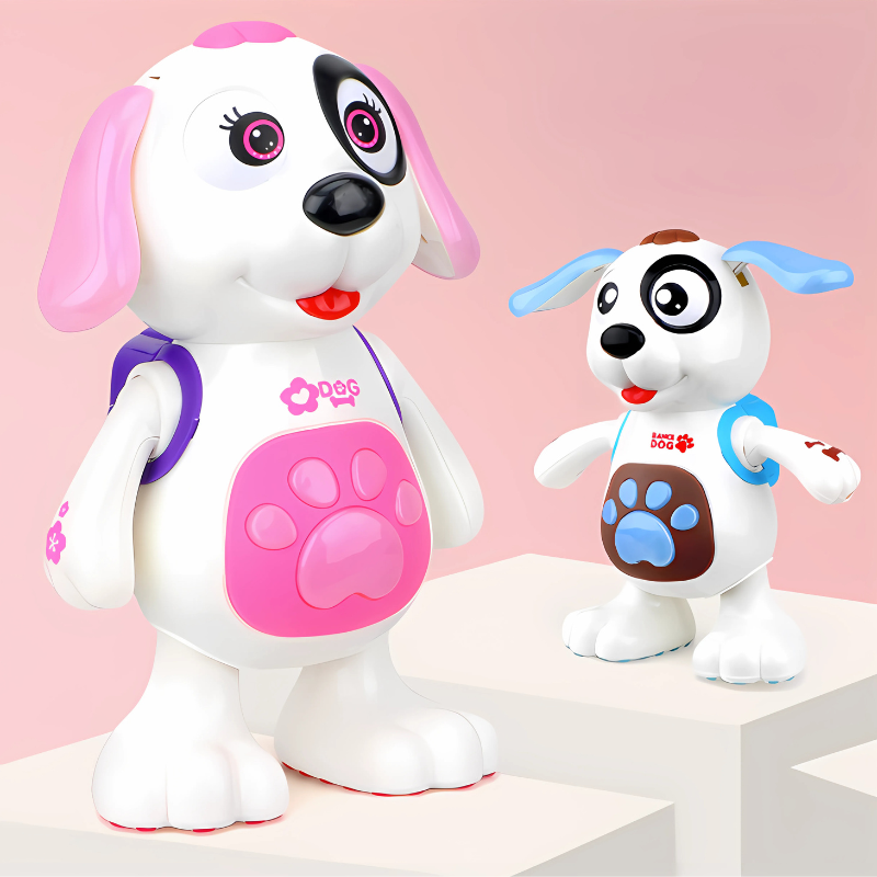 Musical Dancing Dog Toy with Flashing Lights