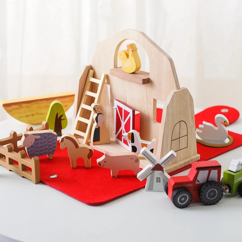 Wooden Farm Theme Blocks - main product image
