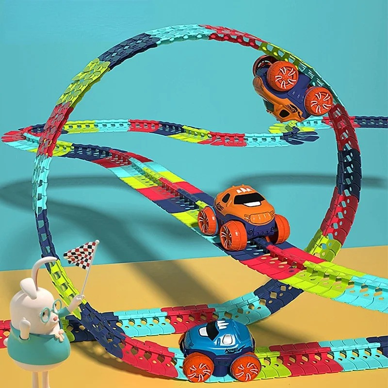 High-Speed Racing Track for Kids - main product image