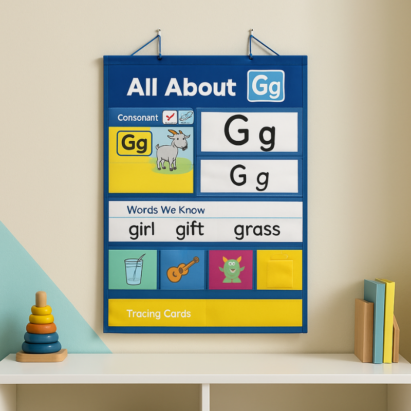 Set Includes: Door Hook x4, Letter Cards x26, Tracing Cards x26 - main product image