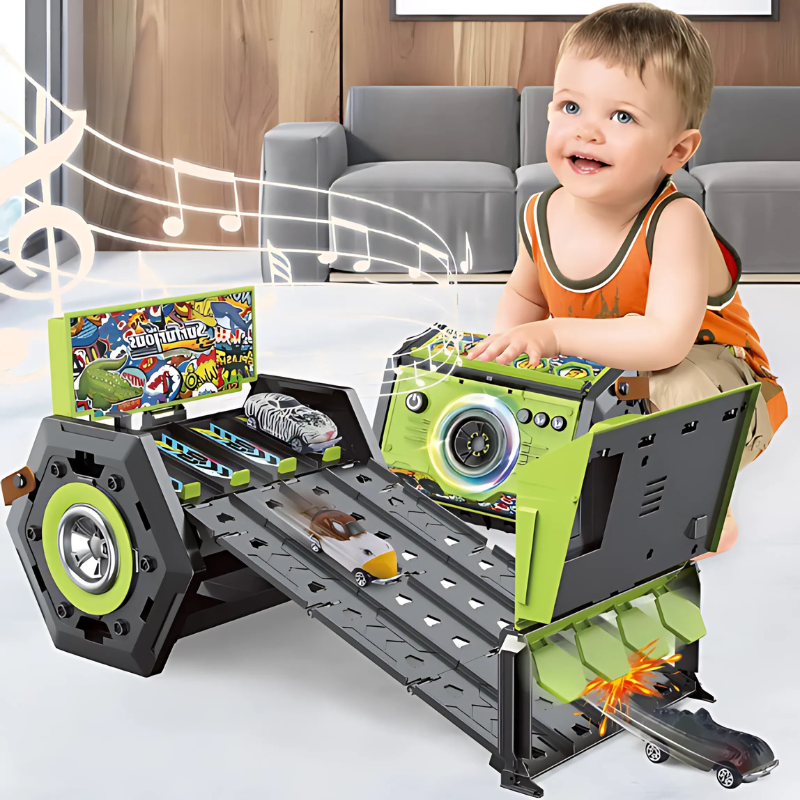 Portable Track Set with Lights and Music