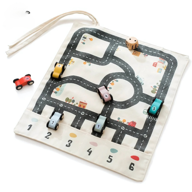 Portable Racing Track Set for Kids - main product image