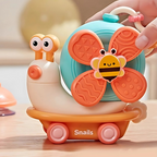 Snail and Bee Spinner Suction Toy