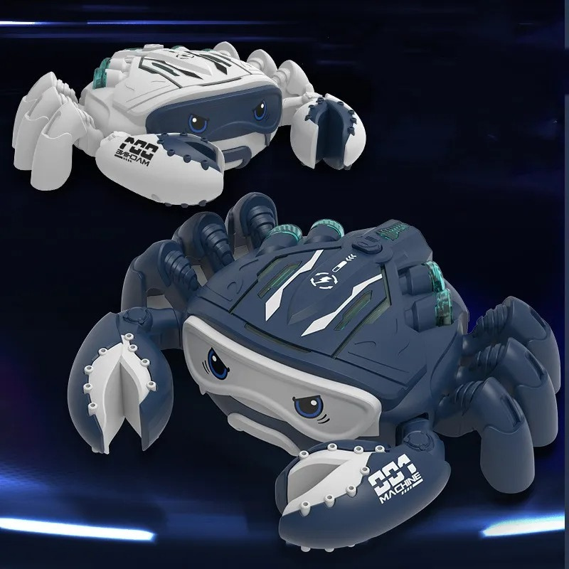 Interactive Dancing LED Mist Crab Toy for Kids