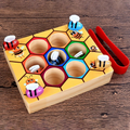 Interactive Bee-Shaped Wooden Sorting Toy - main product image