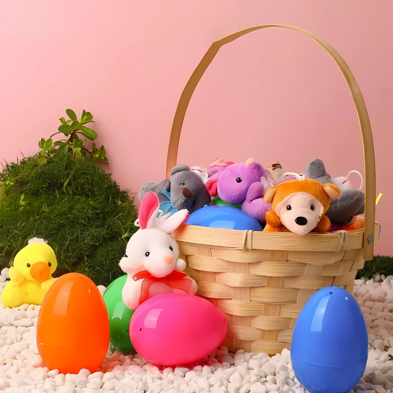 Plush-Filled Easter Eggs - main product image