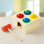 Wooden Hammer Ball Game for Hands-On Learning Fun - main product image
