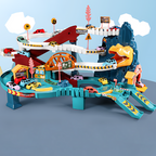 Multi-Level Dinosaur Race Track Adventure