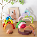 Rainbow Colored Building Blocks - main product image