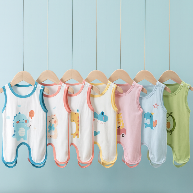 Breathable Cotton Baby Romper