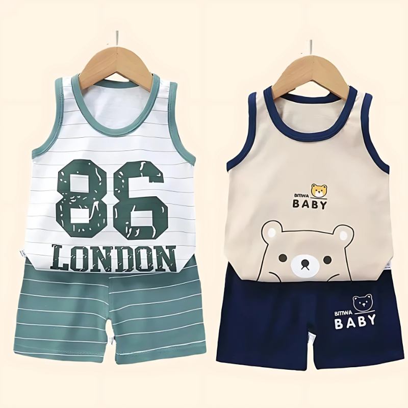 Sleeveless Top Set