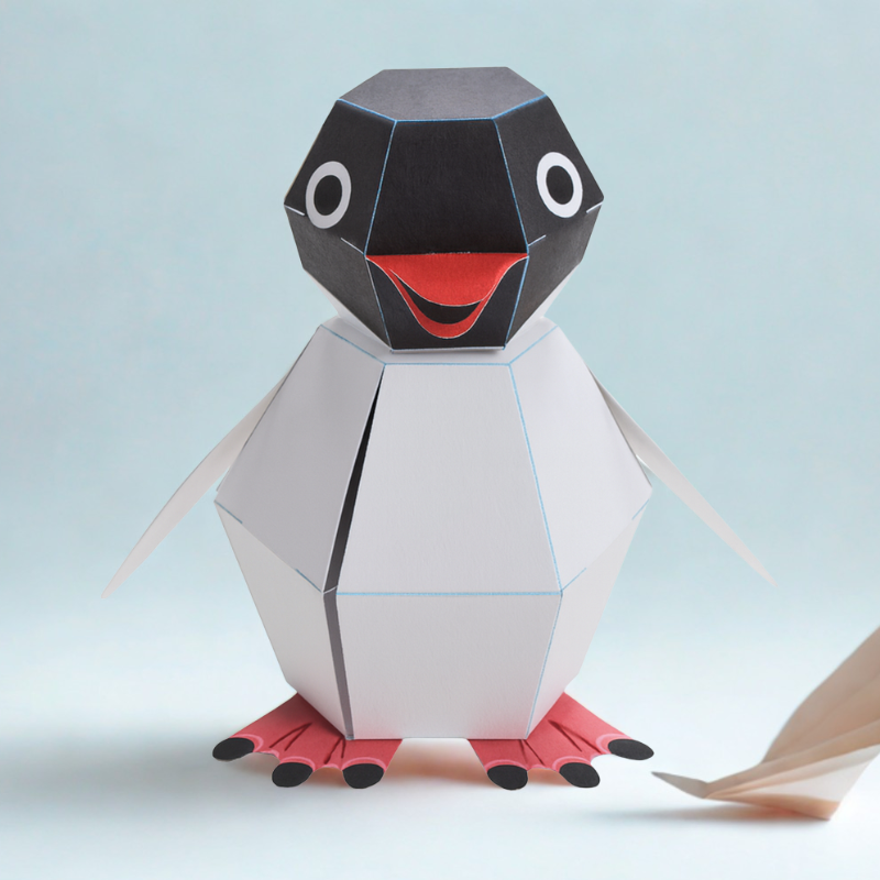 DIY Bouncy Paper Penguin - main product image