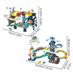 Epic Dinosaur and Space Race Track for Kids