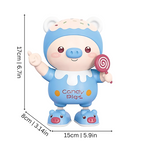 Interactive Dancing Pig Toy with Music and Lights