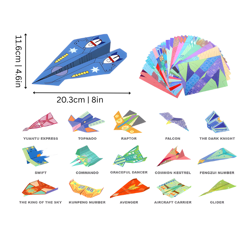 Colorful Paper Jet Kit