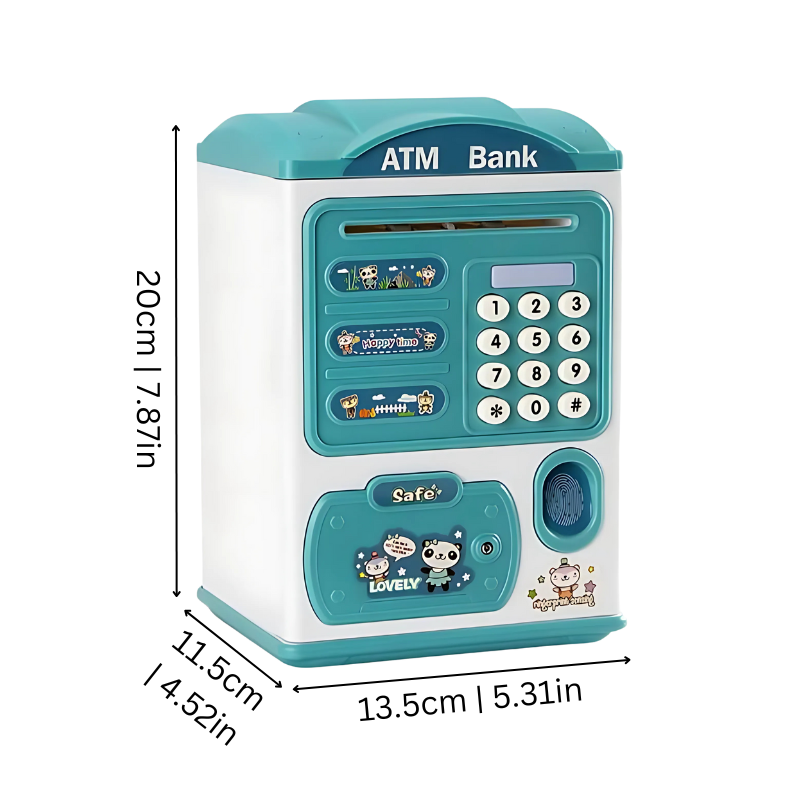 Interactive Piggy Bank with Sound and Light Effects