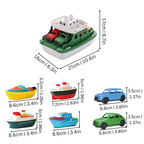Floating Car and Boat Set