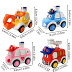 Push and Play Emergency Vehicles Set