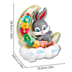 LED Music Toy with Moving Gears and Soothing Lights