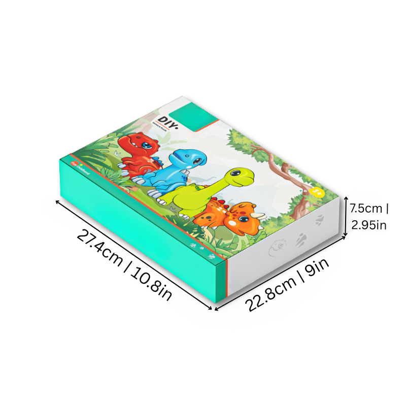 Build and Play Dinosaur Set