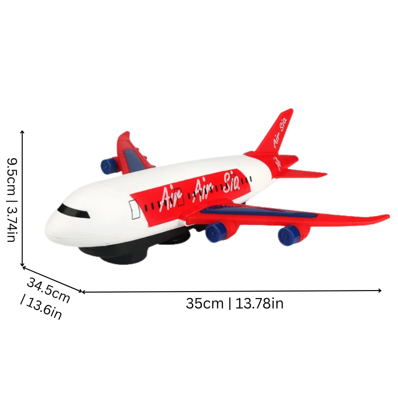 Glowing, Sound-filled Airplane Toy