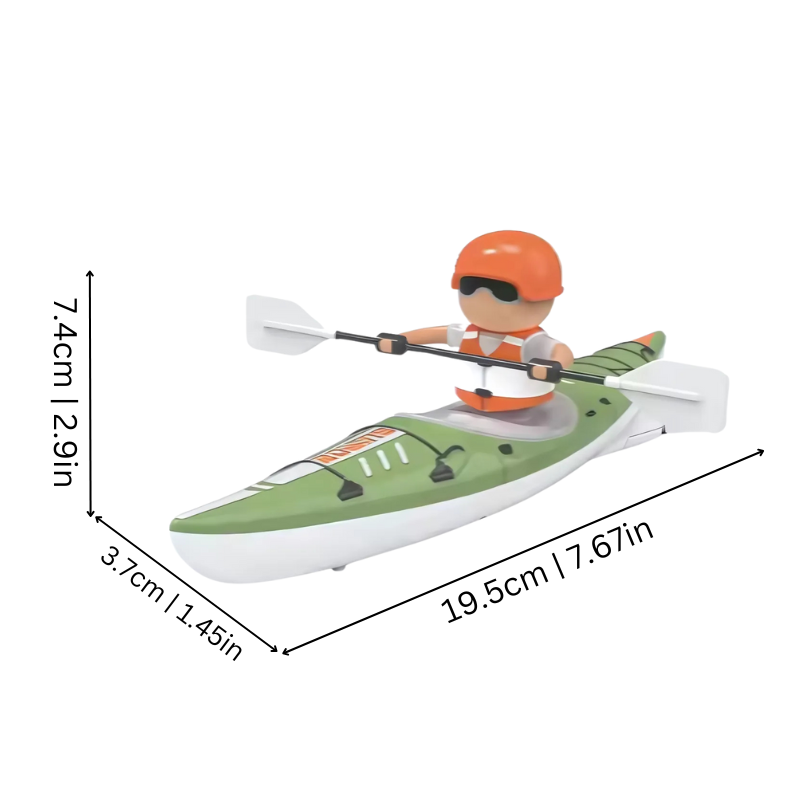 Remote-Control Kayak Toy for Bathtime Fun
