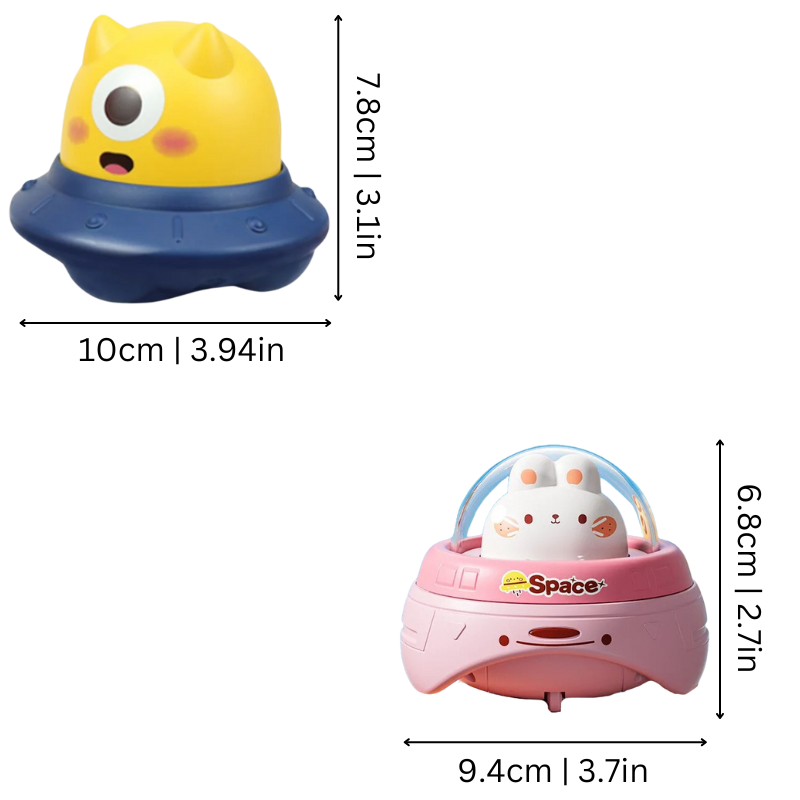 Push and Go Space Car Toy for Toddlers