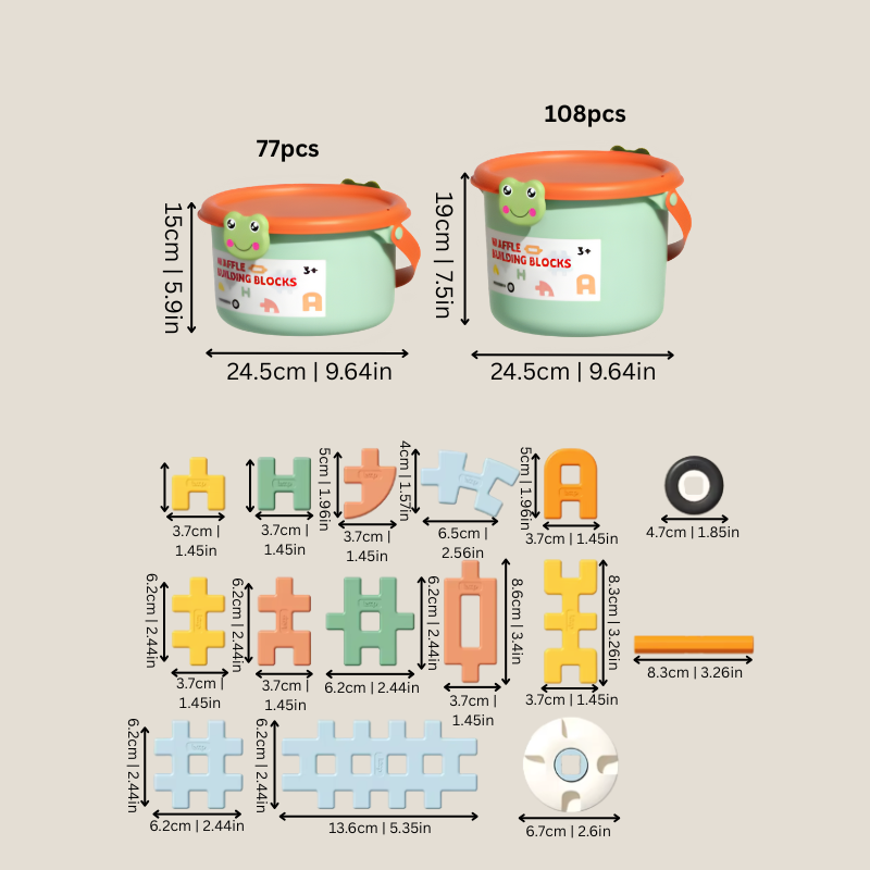 Large-Piece Construction Blocks