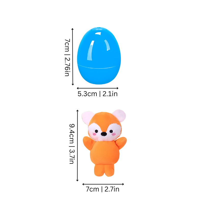 Plush-Filled Easter Eggs