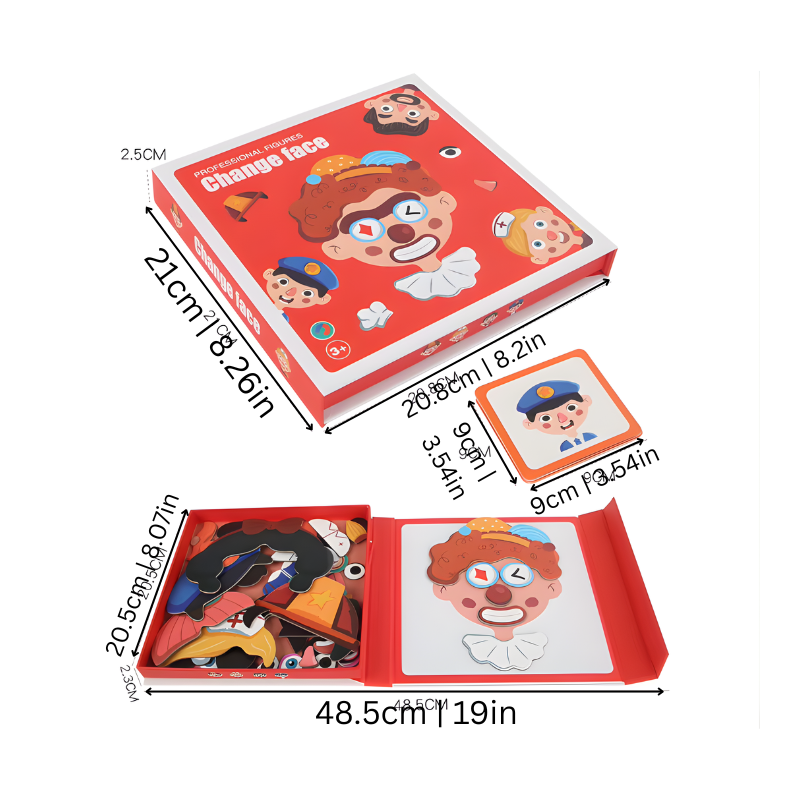 Magnetic Expression Puzzle