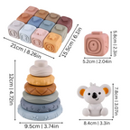 Colorful Baby Stacking Toy Set for Early Development