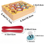 Interactive Bee-Shaped Wooden Sorting Toy
