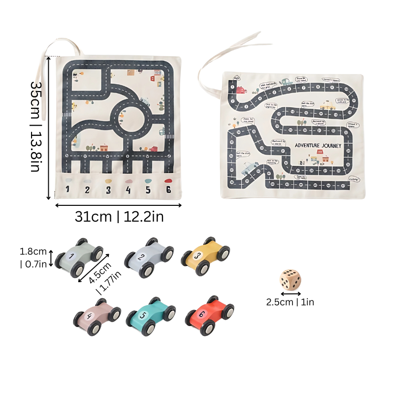Portable Racing Track Set for Kids
