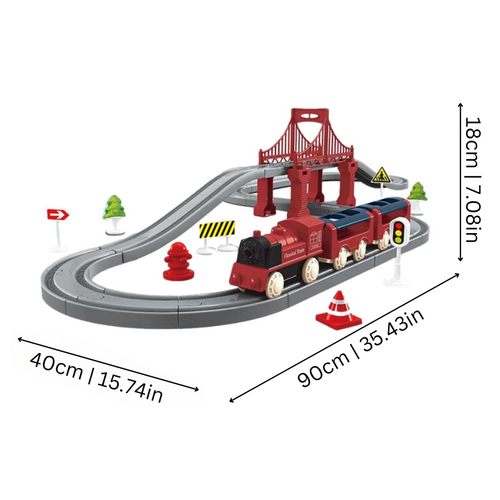 Build and Play Electric Train Set for Kids