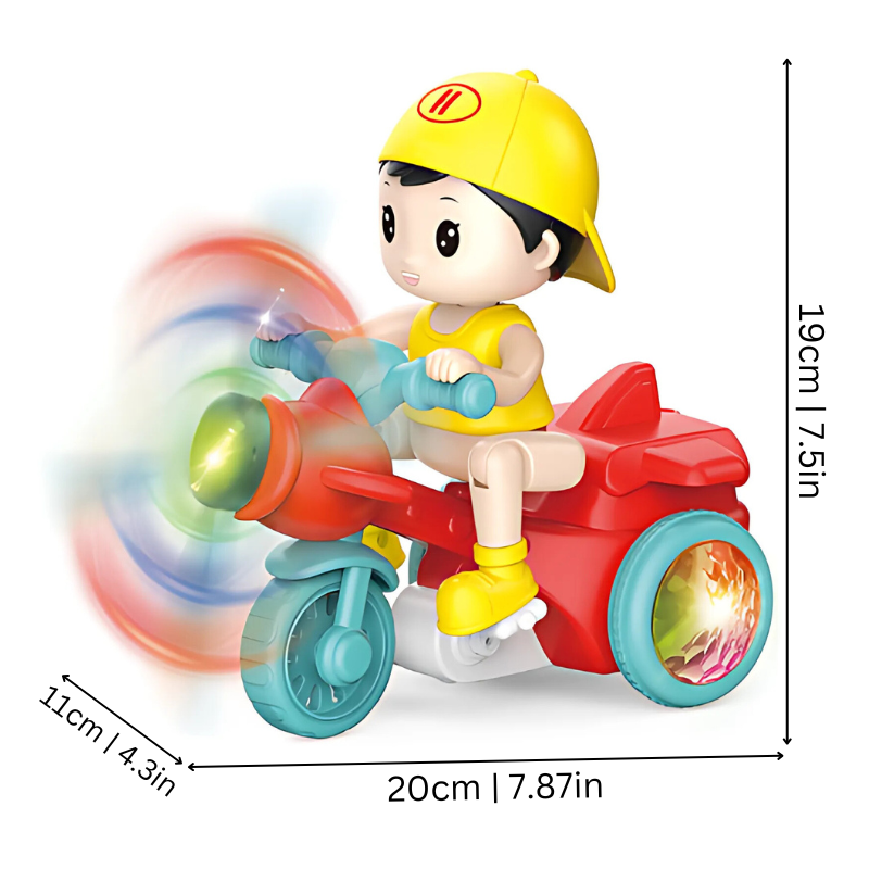 Interactive Electric Biker Toy with Light and Sound
