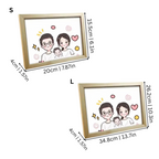 Wooden Display Frame with Secret Storage