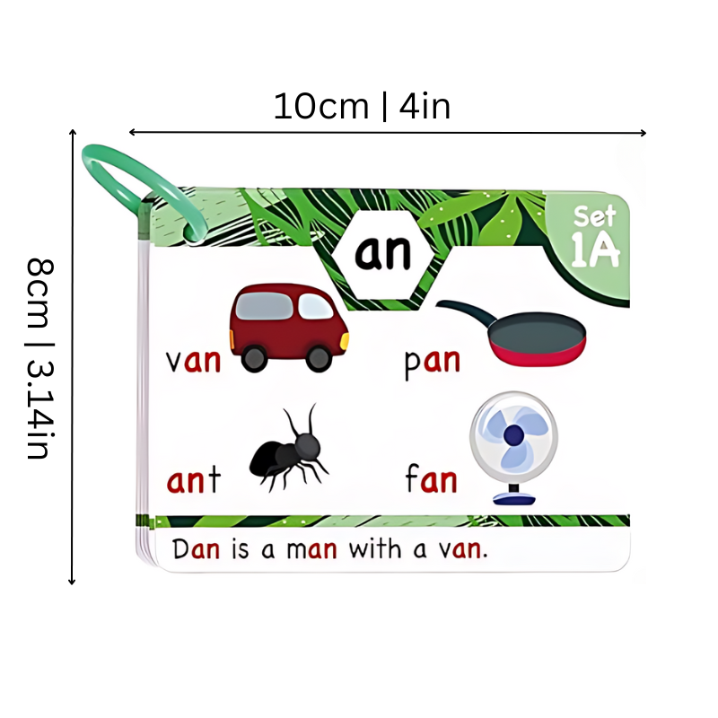 Interactive Phonics Flash Cards for Early Readers