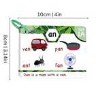 Interactive Phonics Flash Cards for Early Readers