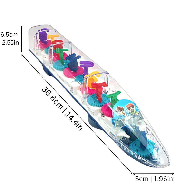 Interactive Music and Light-Up Train for Kids