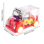 Transparent Bus With Lights And Sound