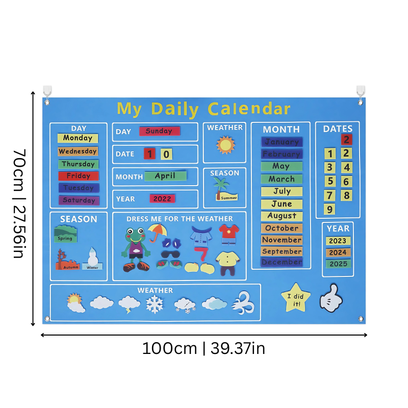 Magical Learning Adventure With, the Interactive Felt Calendar