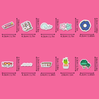 DecoMood Decorative Sticker Set