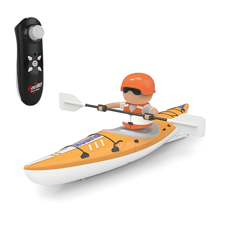 Remote-Control Kayak Toy for Bathtime Fun