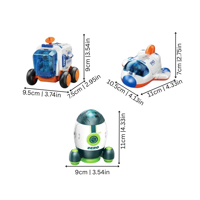 Playful Astronaut-themed Toy Set