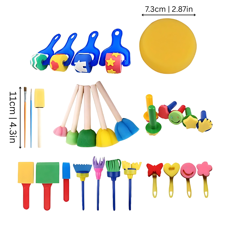 Creative Sponge Brush Set