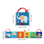 Fold-Out Fabric Book for Tummy Time