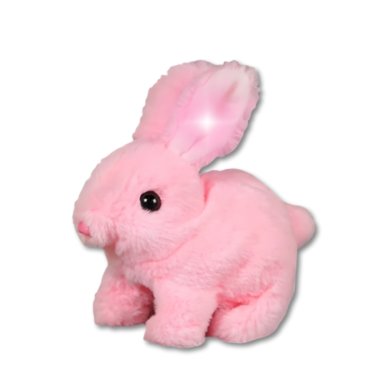 Interactive Bunny Toy with Glowing Ears