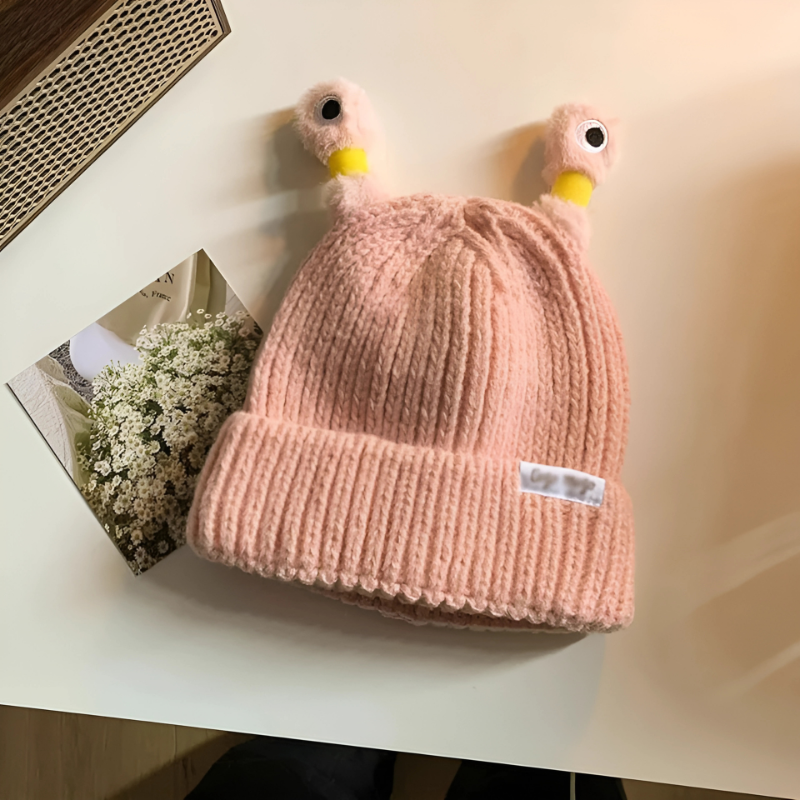 Magical Glowing Monster Knit Hat for Winter Fun