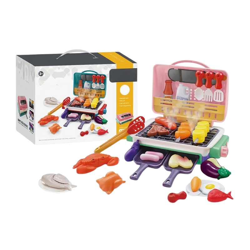 Sizzling BBQ Playset with Color-Changing Foods